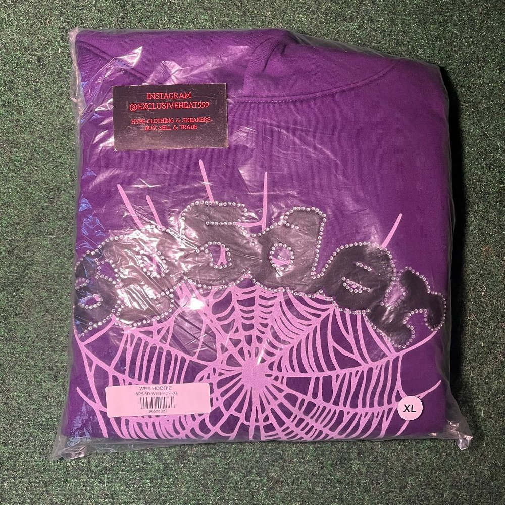 Purple Sp5der Hooide Size XL